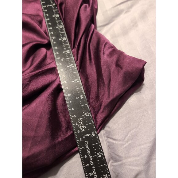 And Now This Fixture 3 Plum Ruched Sides Strapless Tube Top Size XL, NWT - Picture 8 of 8